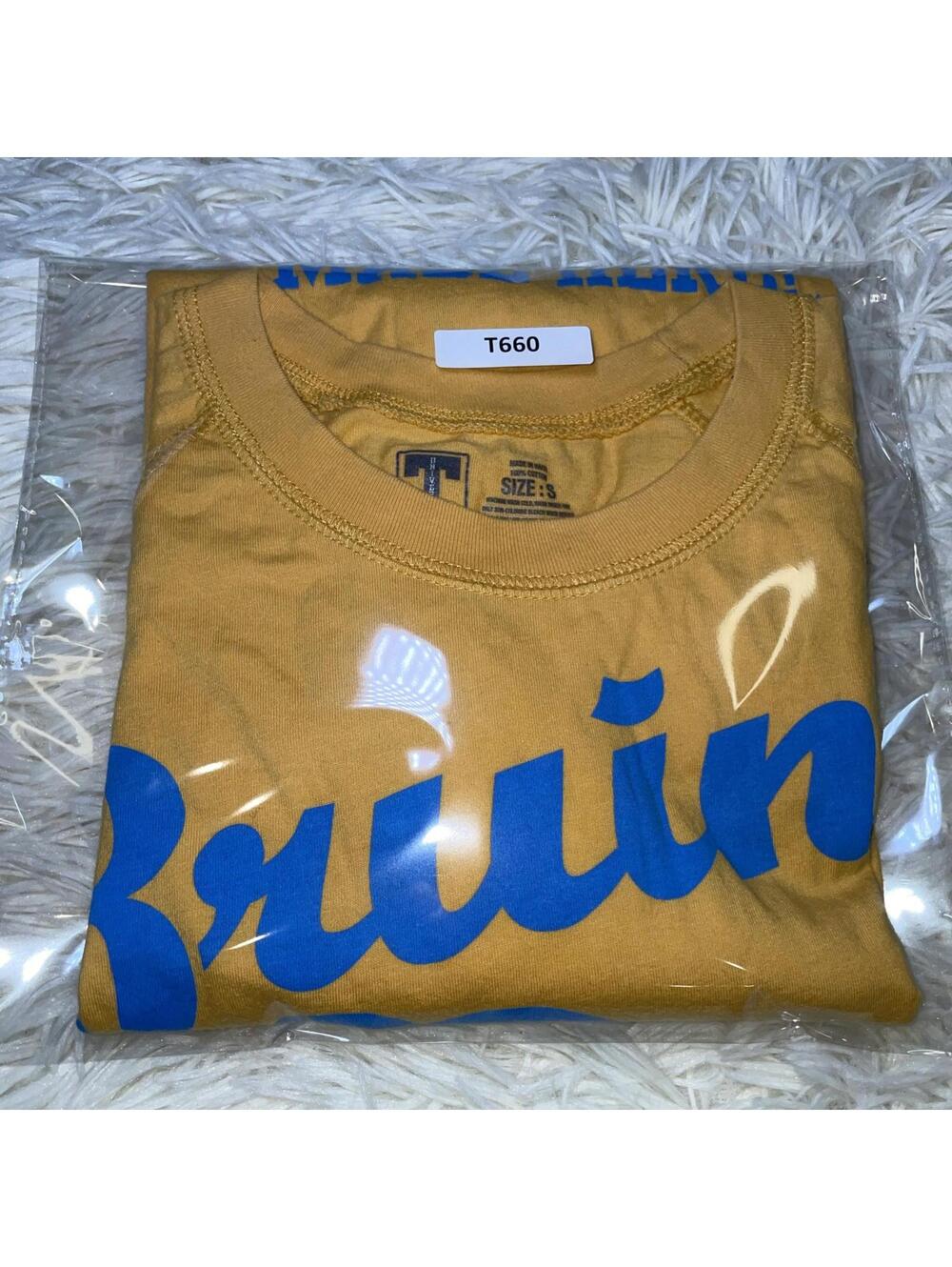 UCLA Bruins NCAA Champions Made Here Yellow Long Sleeve T-Shirt Women's Size S - Picture 11 of 11